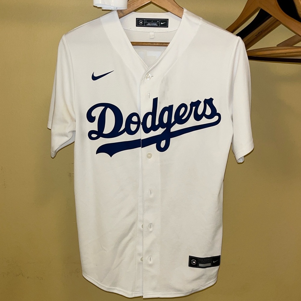 Los Angeles Dodgers Freddie Freeman #5 Nike White Home Jersey